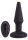 Seven Creations Aufblasbarer Anal Plug schwarz 3,7 cm