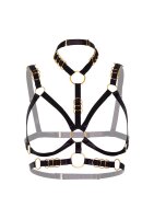 Kinky Diva Open Cup Bra Deluxe Black