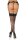 Net Stockings with Lace Top Black