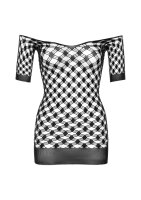 Deluxe Fence Net Minidress Black OS