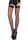 Vinyl Top Fishnet Thigh Highs Black OS