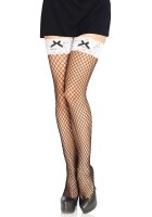 Industrial Net Thigh Highs Black OS