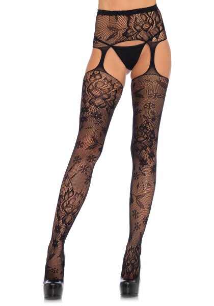 Garterbelt Stockings Black OS