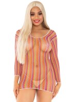 Zigzag Multicolour Mini Dress Multicolor OS
