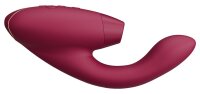 Womanizer Duo 2 pressure wave stimulator with G-spot vibrating arm red
