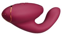 Womanizer Duo 2 pressure wave stimulator with G-spot vibrating arm red