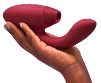 Womanizer Duo 2 pressure wave stimulator with G-spot vibrating arm red