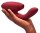Womanizer Duo 2 pressure wave stimulator with G-spot vibrating arm red