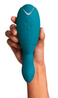 Womanizer Duo 2 pressure wave stimulator with G-spot vibrating arm gree