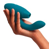 Womanizer Duo 2 pressure wave stimulator with G-spot vibrating arm gree