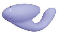 Womanizer Duo 2 pressure wave stimulator with G-spot vibrating arm purple