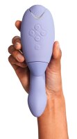 Womanizer Duo 2 pressure wave stimulator with G-spot vibrating arm purple