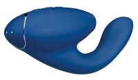Womanizer Duo 2 pressure wave stimulator with G-spot vibrating arm blue