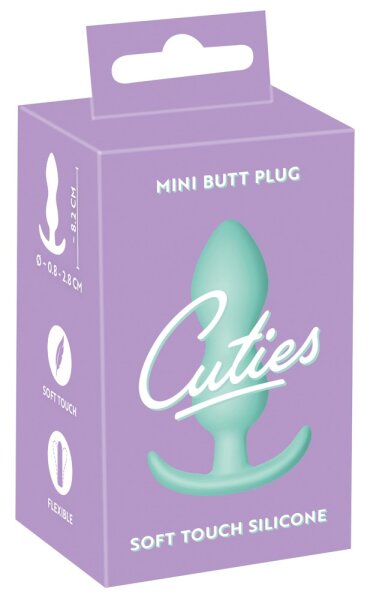 Cuties Plugs Green 2,8 cm