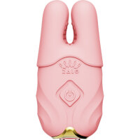 Zalo Nave Wireless Vibrating Nipple Clamps Coral Pink