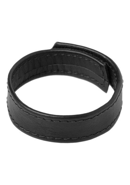 XR Brands Leder Klettverschluss Penis Ring schwarz