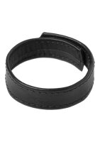 XR Brands Leder Klettverschluss Penis Ring schwarz