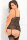 Lace Time Garter Chemise Set Black XL/2XL - 3XL/4XL