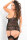 Lace Time Garter Chemise Set Black XL/2XL - 3XL/4XL