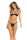 I Like It Rough 2Pc Bra G Set Black, S/M