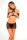 Cold Shoulder Crochet Black S/M - M/L