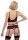 BH Set schwarz mit Riemchendekor S - XL