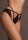 L&eacute;na Brief with Open Crotch and Buttocks, Adjustable Sliders and Golden Details Black OS