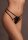 Faye Lace Thong with Adjustable Sliders and Golden Details Black OS