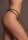 Faye Lace Thong with Adjustable Sliders and Golden Details Black OS