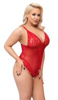Crotchless Body red XL - 4XL