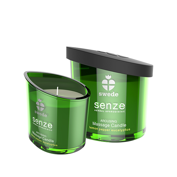 Swede - Senze Arousing Massage Candle Lemon Pepper Eucalyptus 150 ml
