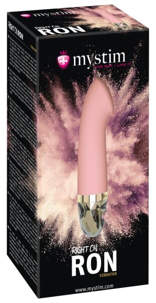 Mystim Right on Ron Vibrator rose