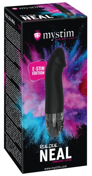 Mystim Real Deal Neal eStim Vibrator black