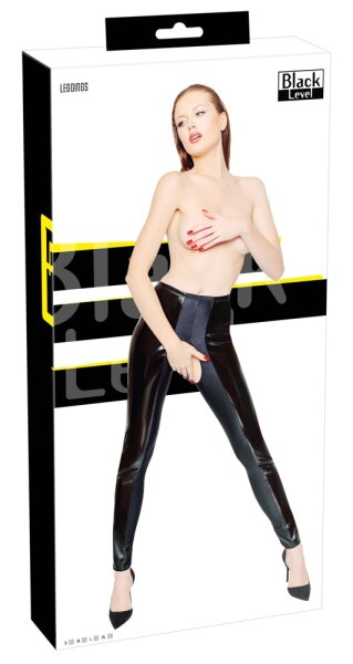 Lack Leggings offen S - XL