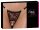 Crotchless String mit Perlenkettchen in der Front S/M - M/L