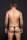 Microfiber Magnetic G-String Black S/M - M/L