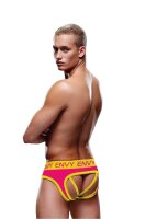 Solid Envy Jock Pink Yellow  S/M