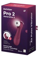 Satisfyer Pro 2 Generation 3 Bluetooth Wine Red