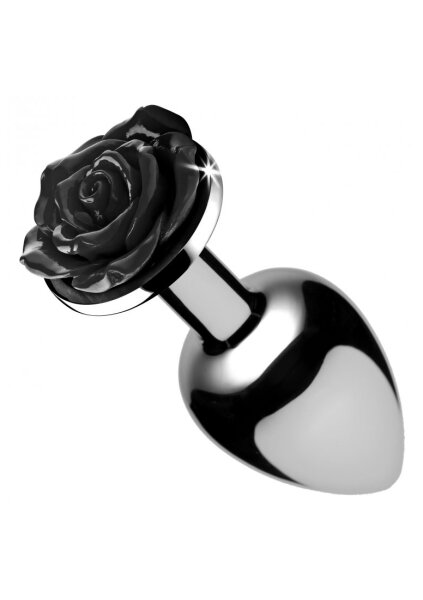 Booty Sparks Anal Plug Black Rose L 4,1 cm