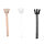 Bye Bra - Low Back Straps 3-Hook Beige/White/Black