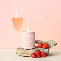 HighOnLove Pink Massage Candle Strawberries &...