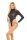 High Af Open Back Teddy Black Onesize - Queensize