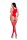 All A Dream Bodystocking Red Onesize - Queensize