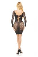 Animal Inside Dress Black Onesize - Queensize