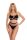 Neon Dreams Bra Set Black Onesize - Queensize