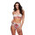 White Floral & Lace Bra Set S/M - Queensize