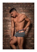 Cutout Shorts Grey S - XL