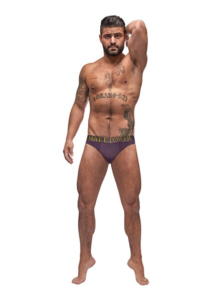 Thightening Cut Out Slip Purple S - XL