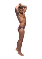 Thightening Cut Out Slip Purple S - XL