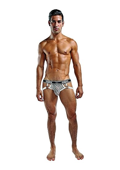 Jock Ring with sheer effect White S - XL